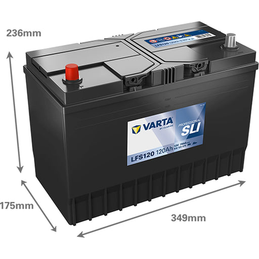 Varta Battery 12V 120Ah 780A 930120078K312