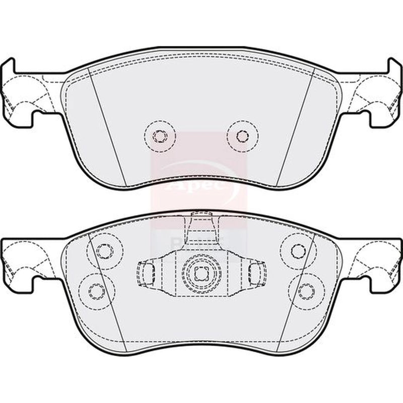 Apec Front Brake Pad Set PD3893