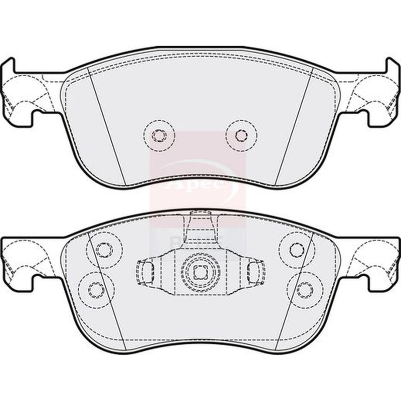 Apec Front Brake Pad Set PD3893