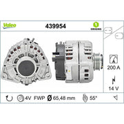 Valeo Car Alternator 12V 439954