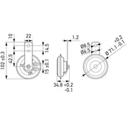 Hella Car Horn Signal Unit 3AL 012 588-011