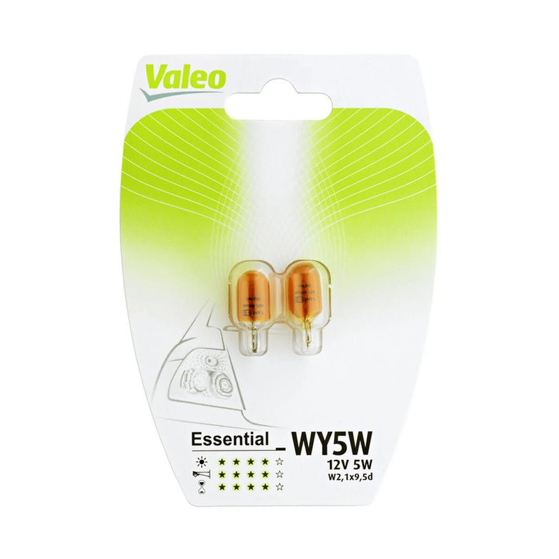 Valeo 2 x Indicator Turn Signal Bulb W2.1x9.5d 12V 5W 032120
