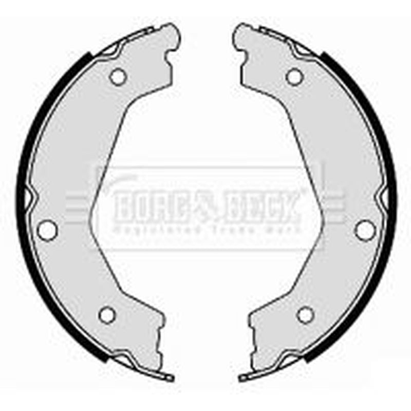 Borg & Beck Parking Brake Shoe Set BBS6380