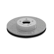 Juratek 2 x Vented Front Brake Discs MER350