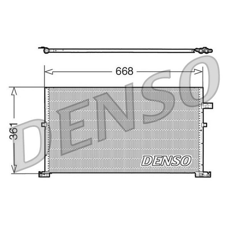 Denso Air Conditioning Condenser DCN10013