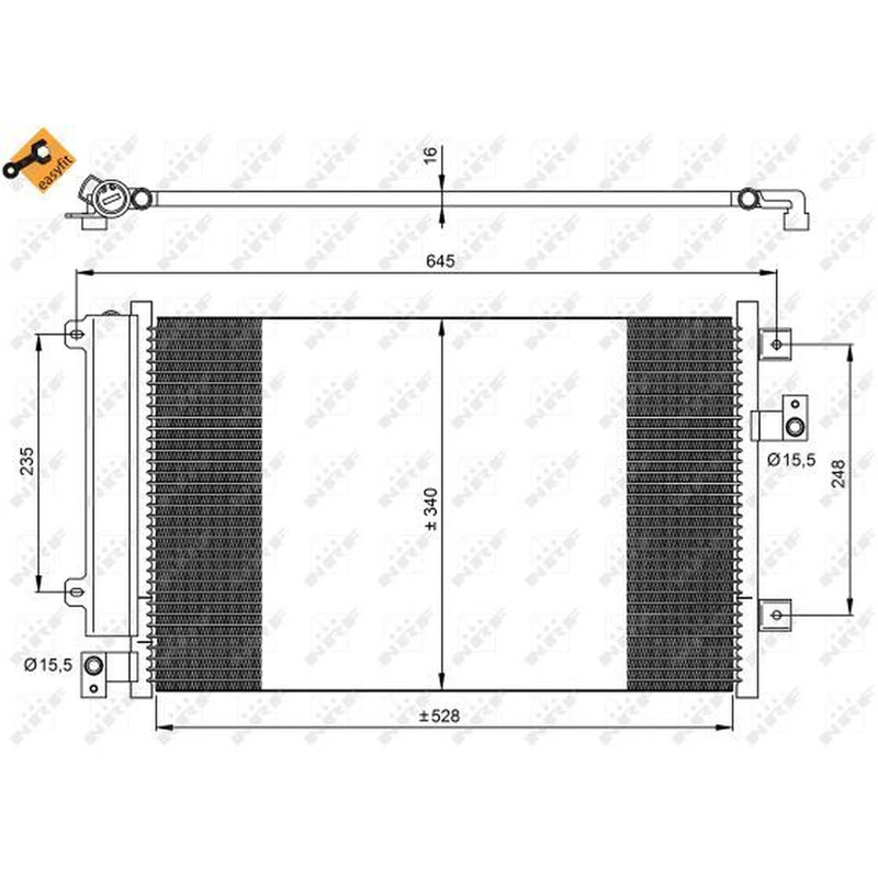 NRF Air Conditioning Condenser 35942