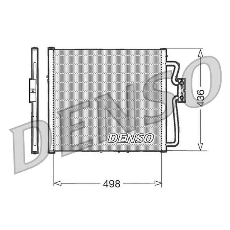 Denso Air Conditioning Condenser DCN23009