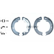 Textar Parking Brake Shoe Set 91066500