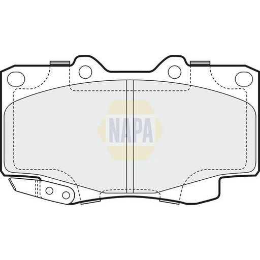 NAPA Front Brake Pad Set NBP1096