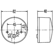 Hella Direction Indicator Light Front 2BE 003 185-031