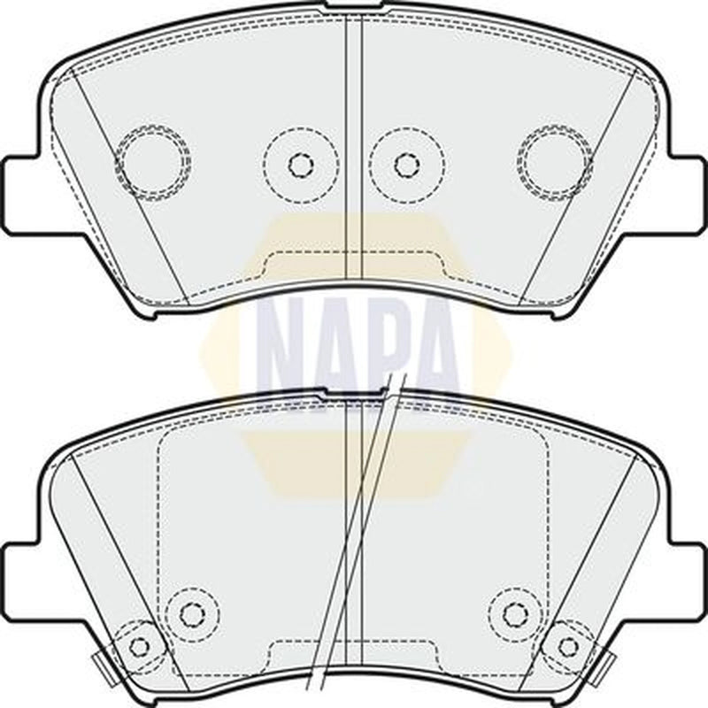 NAPA Front Brake Pad Set NBP1235