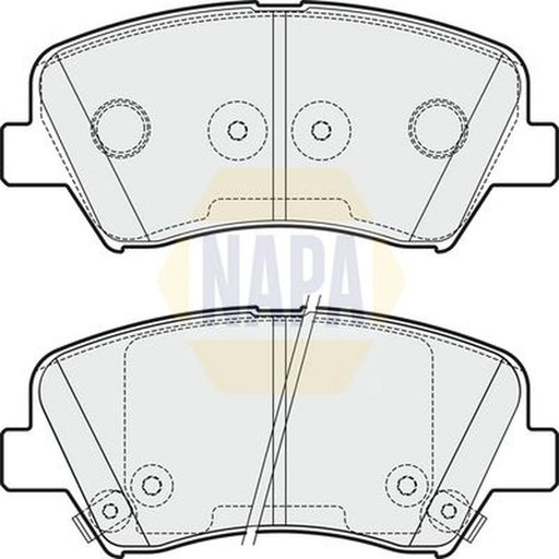 NAPA Front Brake Pad Set NBP1235