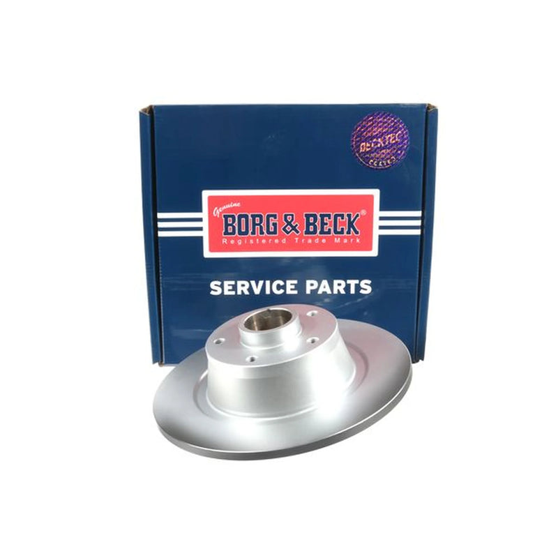Borg & Beck 2 x Solid Rear Brake Discs BBD6167S