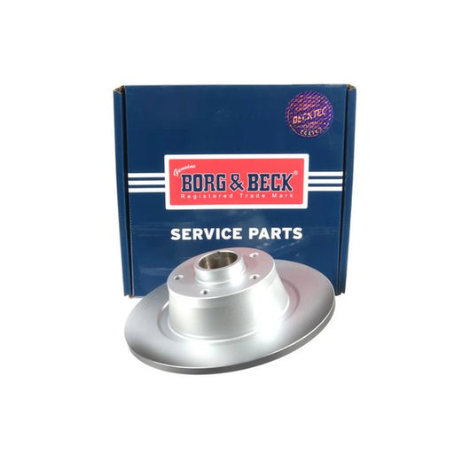Borg & Beck 2 x Solid Rear Brake Discs BBD6167S