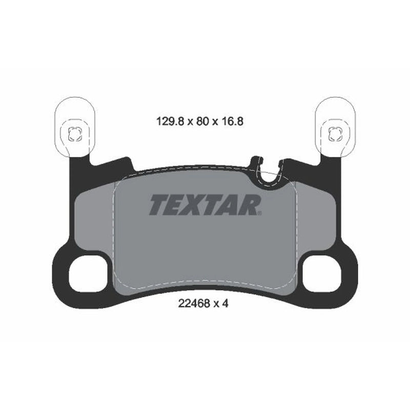 Textar Rear Brake Pad Set 2246801