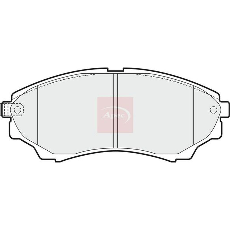 Apec Front Brake Pad Set PAD1470