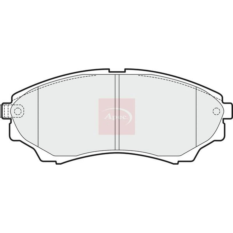 Apec Front Brake Pad Set PAD1470