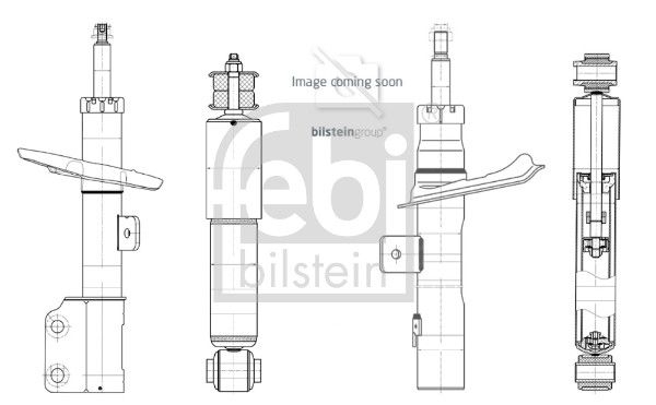 Febi Shock Absorber Damper Strut Front Right