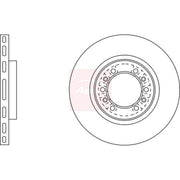 Apec 2 x Vented Front Brake Discs DSK2931