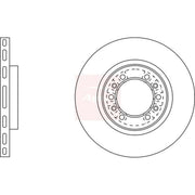 Apec 2 x Vented Front Brake Discs DSK2931