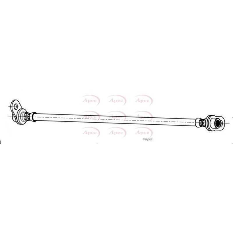 Apec Brake Hydraulic Hose Line Rear Right HOS4509