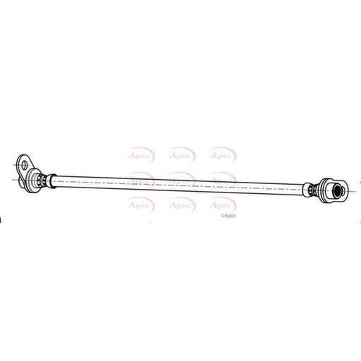 Apec Brake Hydraulic Hose Line Rear Right HOS4509