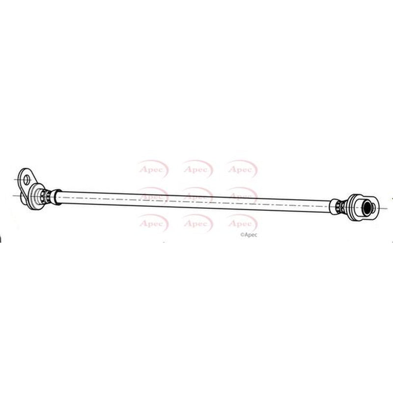 Apec Brake Hydraulic Hose Line Rear Right HOS4509