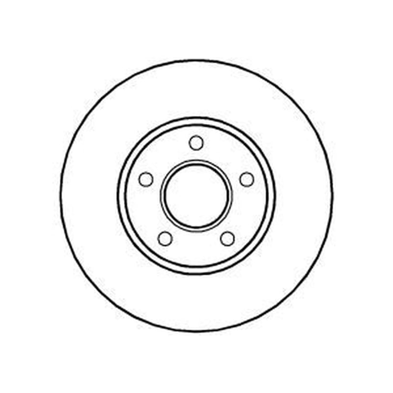 Abtex 2 x Vented Front Brake Discs BD1073V