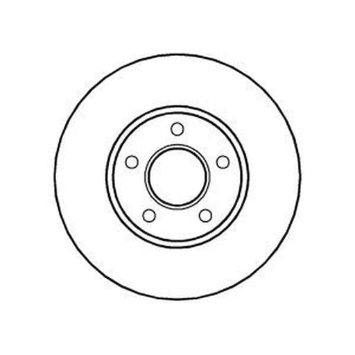 Abtex 2 x Vented Front Brake Discs BD1073V