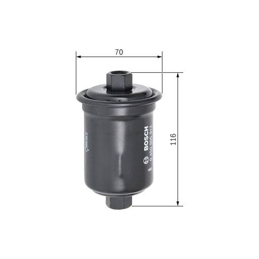 Genuine Bosch Car Fuel Filter F5912 Fits Lexus Gs 300 Vvti - 3.0 - 91-97 0450905 Bosch  - Town Parts