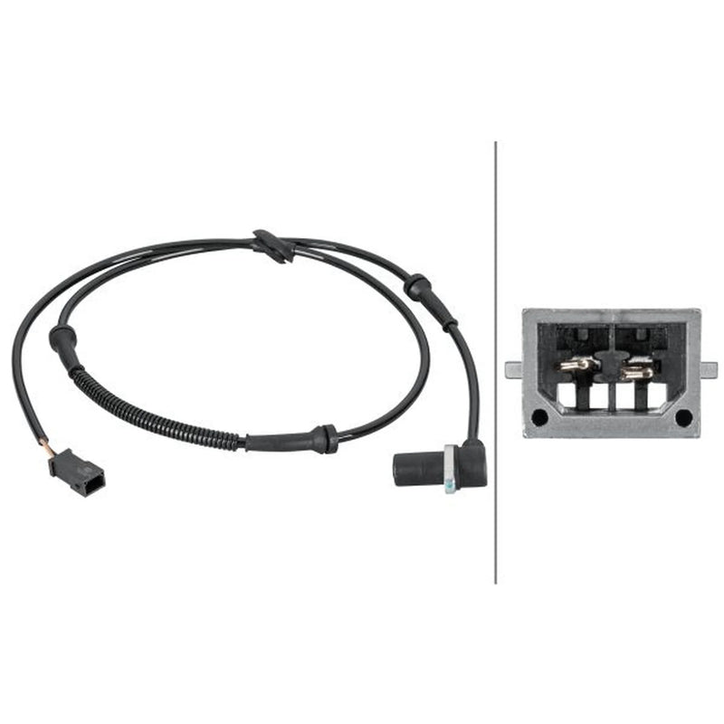 Hella ABS Wheel Speed Sensor Rear Right 6PU 012 806-831
