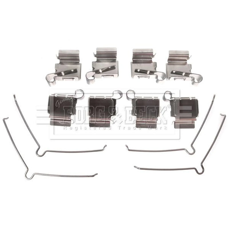 Borg & Beck Brake Pad Accessory Fitting Kit Front BBK1442
