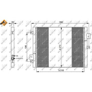 NRF Air Conditioning Condenser 35795