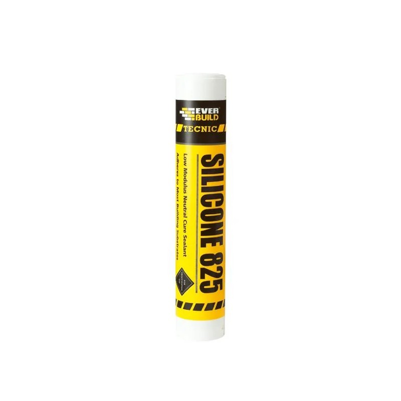 Everbuild Sika Tecnic Silicone 825 White 380ml - 467202