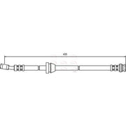 Apec Brake Hydraulic Hose Line Front HOS3509