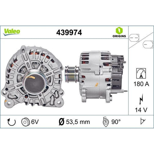 Valeo Car Alternator 12V 439974