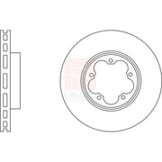 Apec 2 x Vented Front Brake Discs SDK6307