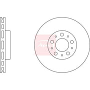 Apec 2 x Vented Front Brake Discs DSK2051