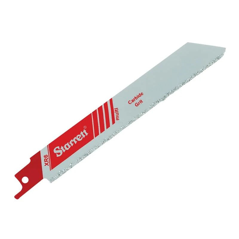 Starrett Carbide Grit Reciprocating Saw Blade 152mm Coarse #30 - XR6-1