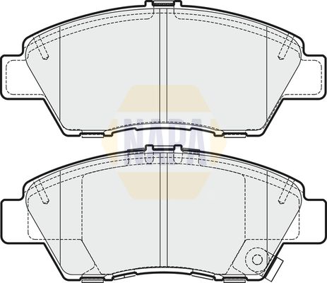 NAPA Front & Rear Pads fits ACURA HONDA MG