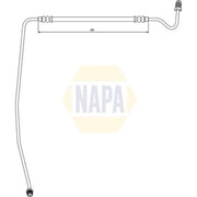 NAPA Brake Hydraulic Hose Line Rear Right NBH1134