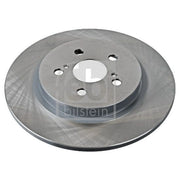 Febi 2 x Solid Rear Brake Discs 108508