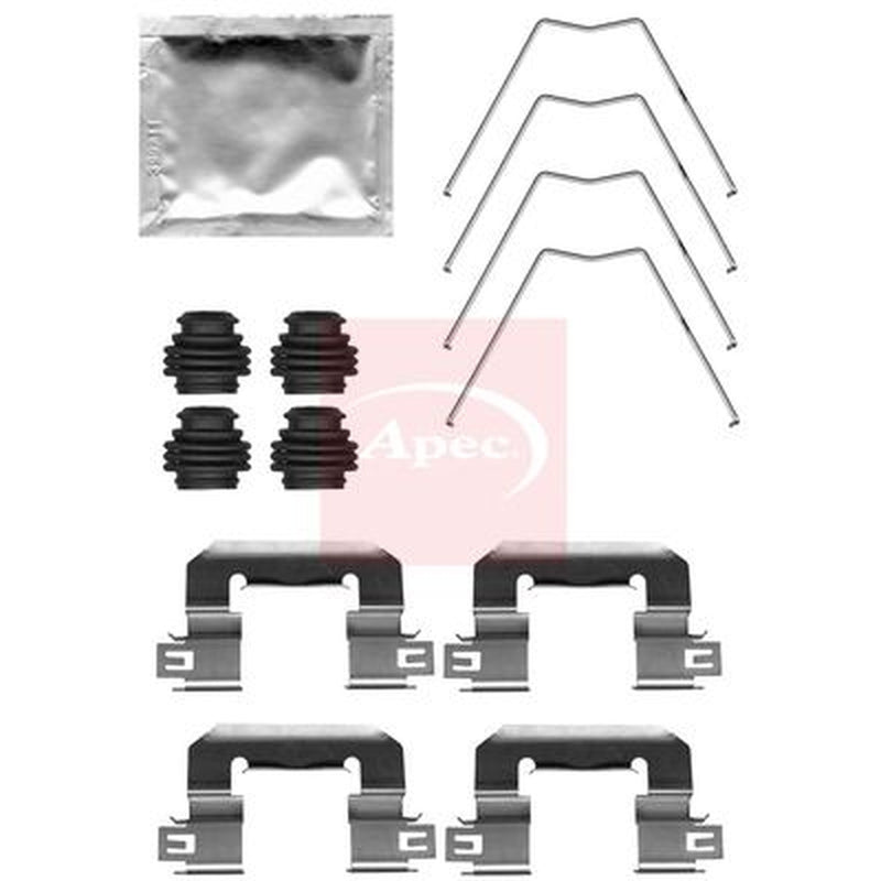 Apec Brake Pad Accessory Fitting Kit Front KIT1500