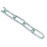 Faithfull Zinc Plated Chain 3mm x 2.5m - Max. Load 80kg - FAICHCUT30Z