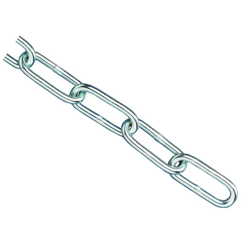 Faithfull Zinc Plated Chain 2.5mm x 2.5m - Max. Load 50kg - FAICHCUT25Z