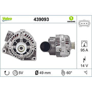 Valeo Car Alternator 12V 439093