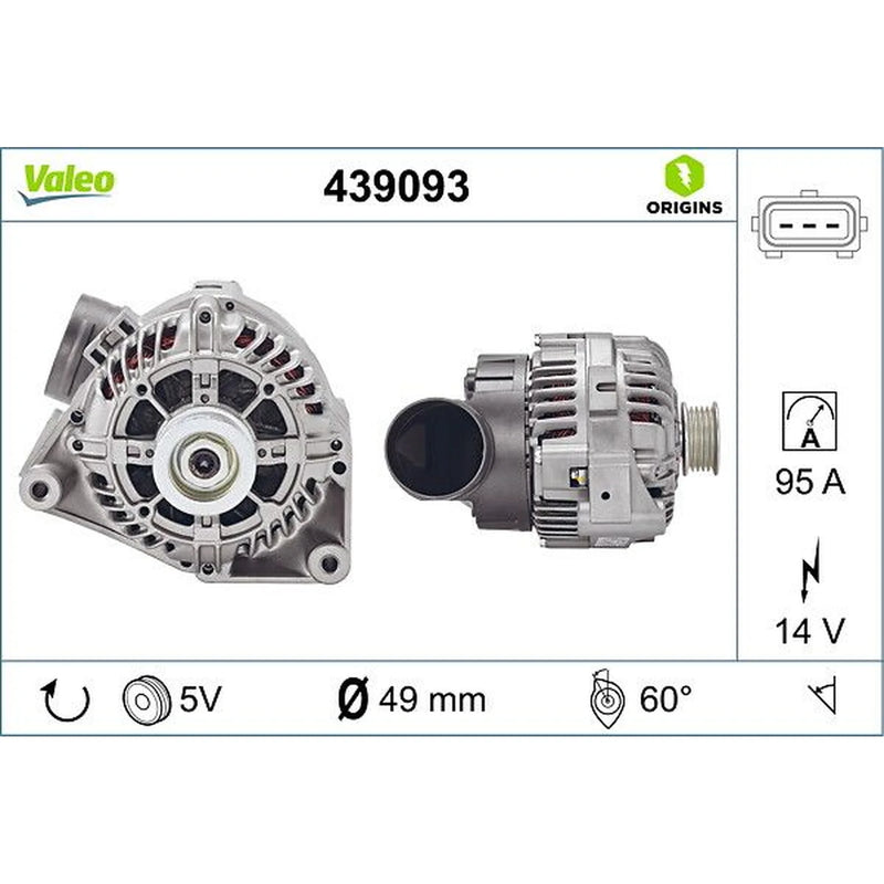 Valeo Car Alternator 12V 439093