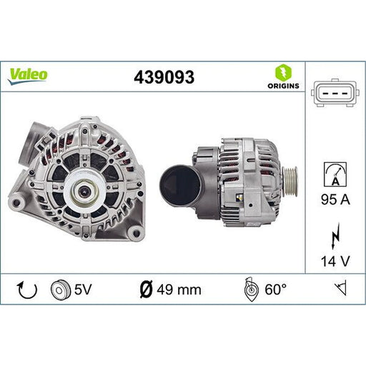 Valeo Car Alternator 12V 439093