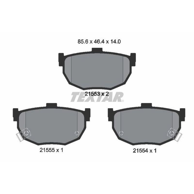 Textar Rear Brake Pad Set 2155301
