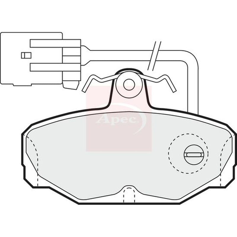 Apec Rear Brake Pad Set PAD775